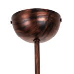 GLOBOSTAR® ASPECT 00788 Μοντέρνο Φωτιστικό Οροφής με Ντουί 3 x E27 AC 220-240V IP20 - Χάλκινο - Μ42 x Π42 x Υ60cm - Image 8