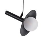 GLOBOSTAR® CELEST 00789 Μοντέρνο Κρεμαστό Φωτιστικό Οροφής με Ντουί 1 x G9 AC 220-240V IP20 - Μαύρο & Λευκό - Μ20 x Π20 x Υ26.5cm - Image 4