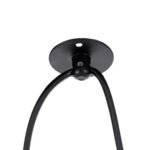 GLOBOSTAR® CELEST 00789 Μοντέρνο Κρεμαστό Φωτιστικό Οροφής με Ντουί 1 x G9 AC 220-240V IP20 - Μαύρο & Λευκό - Μ20 x Π20 x Υ26.5cm - Image 9