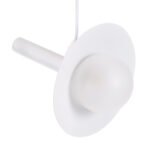 GLOBOSTAR® CELEST 00790 Μοντέρνο Κρεμαστό Φωτιστικό Οροφής με Ντουί 1 x G9 AC 220-240V IP20 - Λευκό - Μ20 x Π20 x Υ26.5cm - Image 5