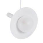 GLOBOSTAR® CELEST 00790 Μοντέρνο Κρεμαστό Φωτιστικό Οροφής με Ντουί 1 x G9 AC 220-240V IP20 - Λευκό - Μ20 x Π20 x Υ26.5cm - Image 6