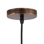 GLOBOSTAR® CUBE 00793 Μοντέρνο Κρεμαστό Φωτιστικό Οροφής με Ντουί 1 x E27 AC 220-240V IP20 - Χάλκινο - Μ25 x Π25 x Υ25cm - Image 7