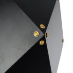 GLOBOSTAR® WELLES 00794 Μοντέρνο Φωτιστικό Τοίχου - Απλίκα με Ντουί 1 x E14 AC 220-240V IP20 - Μαύρο - Μ17 x Π28 x Υ17cm - Image 9