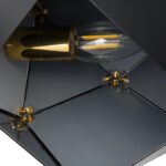 GLOBOSTAR® WELLES 00794 Μοντέρνο Φωτιστικό Τοίχου - Απλίκα με Ντουί 1 x E14 AC 220-240V IP20 - Μαύρο - Μ17 x Π28 x Υ17cm - Image 10