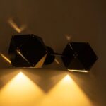 GLOBOSTAR® WELLES 00795 Μοντέρνο Φωτιστικό Τοίχου - Απλίκα με Ντουί 2 x E14 AC 220-240V IP20 - Μαύρο - Μ52 x Π21 x Υ17cm - Image 3