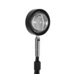 GloboStar® 00819 Μοντέρνο Minimal Επιδαπέδιο Φωτιστικό Μεταλλικό Μονόφωτο LED 12W DC 5V με Projector LENS Ειδικού Εφέ & Καλώδιο Τροφοδοσίας USB Rotation Head 180° SUN - Image 3