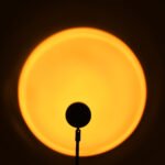 GloboStar® 00819 Μοντέρνο Minimal Επιδαπέδιο Φωτιστικό Μεταλλικό Μονόφωτο LED 12W DC 5V με Projector LENS Ειδικού Εφέ & Καλώδιο Τροφοδοσίας USB Rotation Head 180° SUN - Image 8