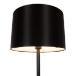 GLOBOSTAR® ASHLEY 00822 Μοντέρνο Επιδαπέδιο Φωτιστικό με Ντουί 1 x E27 AC 220-240V IP20 - Μαύρο - Μ35 x Π35 x Υ145cm - Image 4