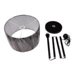 GLOBOSTAR® ASHLEY 00822 Μοντέρνο Επιδαπέδιο Φωτιστικό με Ντουί 1 x E27 AC 220-240V IP20 - Μαύρο - Μ35 x Π35 x Υ145cm - Image 9