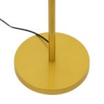 GLOBOSTAR® ASHLEY 00825 Μοντέρνο Επιδαπέδιο Φωτιστικό με Ντουί 1 x E27 AC 220-240V IP20 - Μαύρο & Χρυσό - Μ40 x Π40 x Υ148cm - Image 7