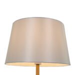 GLOBOSTAR® CEDAR 00828 Μοντέρνο Επιδαπέδιο Φωτιστικό με Ντουί 1 x E27 AC 220-240V IP20 - Λευκό & Μπεζ - Μ40 x Π40 x Υ148cm - Image 4