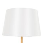 GLOBOSTAR® CEDAR 00828 Μοντέρνο Επιδαπέδιο Φωτιστικό με Ντουί 1 x E27 AC 220-240V IP20 - Λευκό & Μπεζ - Μ40 x Π40 x Υ148cm - Image 6