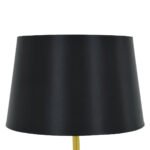 GLOBOSTAR® CEDAR 00829 Μοντέρνο Επιδαπέδιο Φωτιστικό με Ντουί 1 x E27 AC 220-240V IP20 - Μαύρο & Χρυσό - Μ40 x Π40 x Υ148cm - Image 6