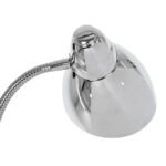 GLOBOSTAR® VERSA 00831 Μοντέρνο Επιδαπέδιο Φωτιστικό με Ντουί 1 x E27 AC 220-240V IP20 - Ασημί & Μαύρο - Μ15 x Π15 x Υ155cm - Image 8