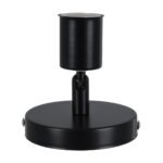 GLOBOSTAR® SARA 00843 Μοντέρνο Φωτιστικό Οροφής με Ντουί 1 x E27 AC 220-240V IP20 - Μαύρο - Μ10 x Π10 x Υ10.3cm - Image 4