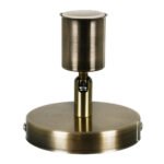 GLOBOSTAR® SARA 00847 Μοντέρνο Φωτιστικό Οροφής με Ντουί 1 x E27 AC 220-240V IP20 - Μπρούτζινο - Μ10 x Π10 x Υ10.3cm - Image 4