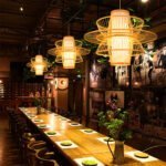 GLOBOSTAR® BALI 00862 Boho Κρεμαστό Φωτιστικό Οροφής με Ντουί 1 x E27 AC 220-240V IP20 - Μπεζ - Μ60 x Π60 x Υ45cm - Image 8