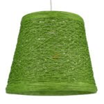 GLOBOSTAR® PLAYROOM 00864 Vintage Κρεμαστό Φωτιστικό Οροφής με Ντουί 1 x E27 AC 220-240V IP20 - Πράσινο - Μ32 x Π32 x Υ27cm