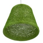 GLOBOSTAR® PLAYROOM 00864 Vintage Κρεμαστό Φωτιστικό Οροφής με Ντουί 1 x E27 AC 220-240V IP20 - Πράσινο - Μ32 x Π32 x Υ27cm - Image 6