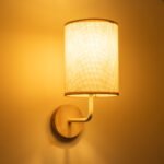 GLOBOSTAR® OASIS 00884 Μοντέρνο Φωτιστικό Τοίχου - Απλίκα με Ντουί 1 x E27 AC 220-240V IP20 - Λευκό & Μπεζ - Μ15 x Π20 x Υ35cm - Image 3