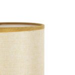 GLOBOSTAR® OASIS 00884 Μοντέρνο Φωτιστικό Τοίχου - Απλίκα με Ντουί 1 x E27 AC 220-240V IP20 - Λευκό & Μπεζ - Μ15 x Π20 x Υ35cm - Image 6