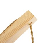 GLOBOSTAR® NOVO 00885 Vintage Φωτιστικό Τοίχου - Απλίκα με Ντουί 1 x E27 AC 220-240V IP20 - Μπεζ - Μ7 x Π28 x Υ37cm - Image 6