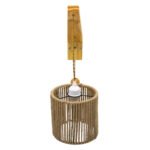 GLOBOSTAR® CASTI 00886 Vintage Φωτιστικό Τοίχου - Απλίκα με Ντουί 1 x E27 AC 220-240V IP20 - Μπέζ - Μ19 x Π35 x Υ85cm - Image 4