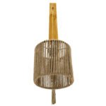 GLOBOSTAR® CASTI 00886 Vintage Φωτιστικό Τοίχου - Απλίκα με Ντουί 1 x E27 AC 220-240V IP20 - Μπέζ - Μ19 x Π35 x Υ85cm - Image 5