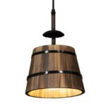 GLOBOSTAR® CEBU 00888 Vintage Κρεμαστό Φωτιστικό Οροφής με Ντουί 3 x E27 AC 220-240V IP20 - Καφέ & Μαύρο - Μ40 x Π40 x Y210cm - Image 6