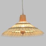 GLOBOSTAR® VENTALIA 00897 Boho Κρεμαστό Φωτιστικό Οροφής με Ντουί 1 x E27 AC 220-240V IP20 - Μπεζ - Μ40 x Π40 x Y22cm - Image 2