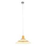 GLOBOSTAR® VENTALIA 00897 Boho Κρεμαστό Φωτιστικό Οροφής με Ντουί 1 x E27 AC 220-240V IP20 - Μπεζ - Μ40 x Π40 x Y22cm - Image 3