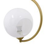 GLOBOSTAR® ISLA 00898 Μοντέρνο Φωτιστικό Οροφής με Ντουί 1 x E27 AC 220-240V IP20 - Λευκό & Χρυσό - Μ20 x Π20 x Υ33cm - Image 7