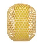 GLOBOSTAR® MAURITIUS 00899 Boho Κρεμαστό Φωτιστικό Οροφής με Ντουί 1 x E27 AC 220-240V IP20 - Μπεζ - Μ30 x Π30 x Υ40cm - Image 5