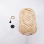 GLOBOSTAR® MAURITIUS 00901 Boho Κρεμαστό Φωτιστικό Οροφής με Ντουί 1 x E27 AC 220-240V IP20 - Μπεζ - Μ40 x Π40 x Υ60cm - Image 10