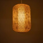 GLOBOSTAR® MAURITIUS 00901 Boho Κρεμαστό Φωτιστικό Οροφής με Ντουί 1 x E27 AC 220-240V IP20 - Μπεζ - Μ40 x Π40 x Υ60cm - Image 3