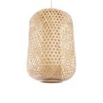 GLOBOSTAR® MAURITIUS 00901 Boho Κρεμαστό Φωτιστικό Οροφής με Ντουί 1 x E27 AC 220-240V IP20 - Μπεζ - Μ40 x Π40 x Υ60cm - Image 5