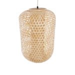 GLOBOSTAR® MAURITIUS 00901 Boho Κρεμαστό Φωτιστικό Οροφής με Ντουί 1 x E27 AC 220-240V IP20 - Μπεζ - Μ40 x Π40 x Υ60cm - Image 6