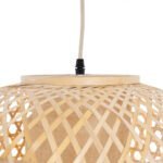 GLOBOSTAR® MAURITIUS 00901 Boho Κρεμαστό Φωτιστικό Οροφής με Ντουί 1 x E27 AC 220-240V IP20 - Μπεζ - Μ40 x Π40 x Υ60cm - Image 7