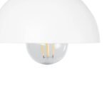 GLOBOSTAR® GRANT 00903 Μοντέρνο Φωτιστικό Τοίχου - Απλίκα με Ντουί 1 x E27 AC 220-240V IP20 - Λευκό & Μπεζ - Μ15 x Π23 x Υ22cm - Image 6