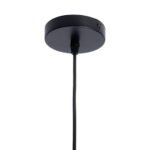 GLOBOSTAR® SHADE 00906 Μοντέρνο Κρεμαστό Φωτιστικό Οροφής με Ντουί 1 x E27 AC 220-240V IP20 - Μαύρο & Μπεζ - Μ23 x Π23 x Υ22cm - Image 8