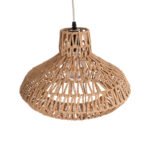 GLOBOSTAR® JENSON 00910 Boho Κρεμαστό Φωτιστικό Οροφής με Ντουί 1 x E27 AC 220-240V IP20 - Μπεζ - Μ38 x Π38 x Υ24cm - Image 5