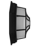 GLOBOSTAR® RUBY 00912 Vintage Φωτιστικό Οροφής με Ντουί 1 x E27 AC 220-240V IP20 - Μαύρο & Λευκό - Μ27 x Π27 x Υ12cm - Image 6