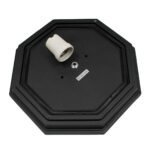 GLOBOSTAR® RUBY 00912 Vintage Φωτιστικό Οροφής με Ντουί 1 x E27 AC 220-240V IP20 - Μαύρο & Λευκό - Μ27 x Π27 x Υ12cm - Image 7