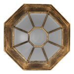 GLOBOSTAR® RUBY 00913 Vintage Φωτιστικό Οροφής με Ντουί 1 x E27 AC 220-240V IP20 - Χάλκινο Εφέ Σκουριάς - Μ21 x Π21 x Υ10cm - Image 5