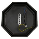 GLOBOSTAR® RUBY 00913 Vintage Φωτιστικό Οροφής με Ντουί 1 x E27 AC 220-240V IP20 - Χάλκινο Εφέ Σκουριάς - Μ21 x Π21 x Υ10cm - Image 8