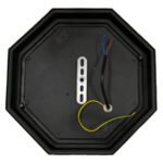 GLOBOSTAR® RUBY 00914 Vintage Φωτιστικό Οροφής με Ντουί 1 x E27 AC 220-240V IP20 - Μπρούτζινο Εφέ Σκουριάς - Μ21 x Π21 x Υ10cm - Image 8