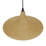 GLOBOSTAR® SHANGHAI ROPE 00917 Boho Κρεμαστό Φωτιστικό Οροφής με Ντουί 1 x E27 AC 220-240V IP20 - Μπεζ - Μ37 x Π37 x Υ20cm - Image 7