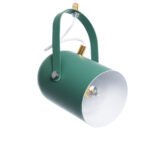 GLOBOSTAR® HAZEL 00928 Μοντέρνο Κρεμαστό Φωτιστικό Οροφής με Ντουί 1 x E27 AC 220-240V IP20 - Πράσινο & Χρυσό - Μ12 x Π12 x Υ27cm - Image 7