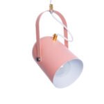 GLOBOSTAR® HAZEL 00929 Μοντέρνο Κρεμαστό Φωτιστικό Οροφής με Ντουί 1 x E27 AC 220-240V IP20 - Ροζ & Χρυσό - Μ12 x Π12 x Υ27cm - Image 5