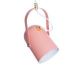 GLOBOSTAR® HAZEL 00929 Μοντέρνο Κρεμαστό Φωτιστικό Οροφής με Ντουί 1 x E27 AC 220-240V IP20 - Ροζ & Χρυσό - Μ12 x Π12 x Υ27cm - Image 6